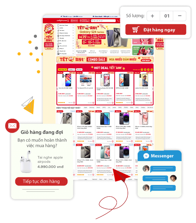 Thiết kế website cellphones