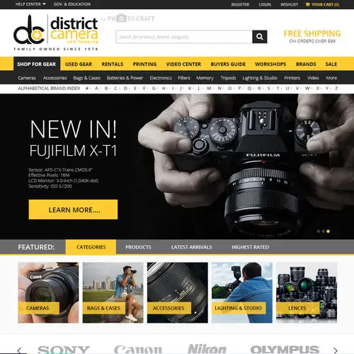 Thiết kế website camera